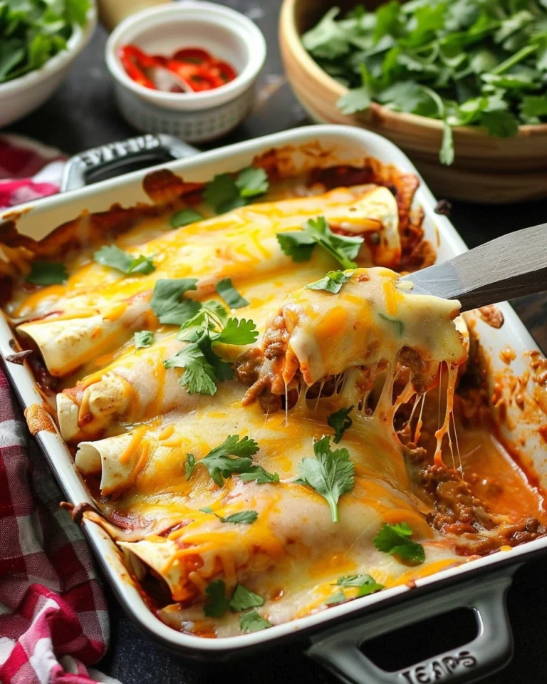 5 Ingredient Beef Enchiladas