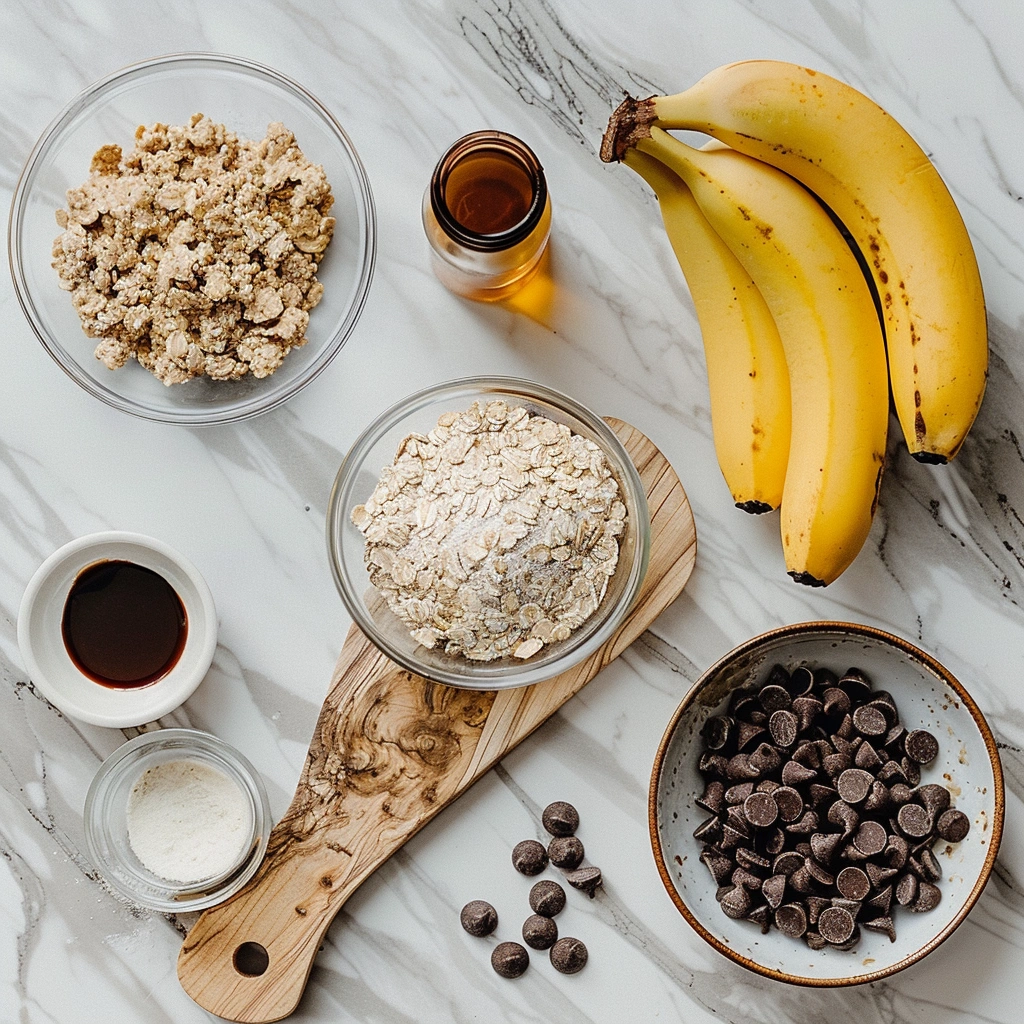 Banana Oatmeal Chocolate Chip Cookies