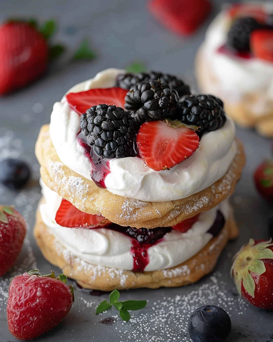 Chilled Crumbl berries and cream cookies