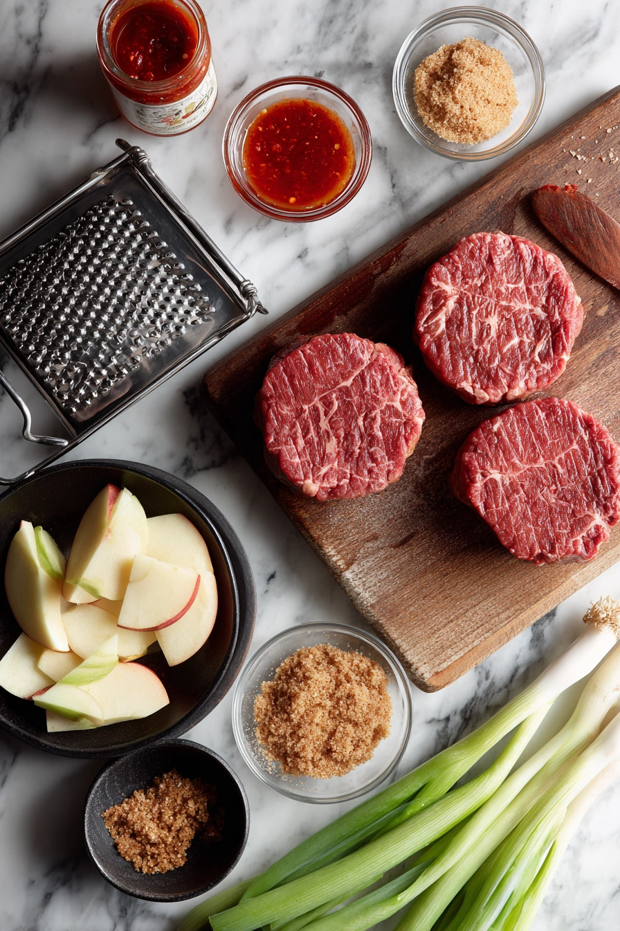 Korean Beef Bulgogi Ingredients