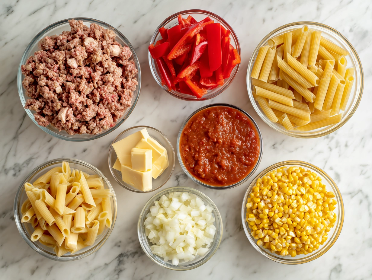 Sloppy Joe Casserole Ingredients