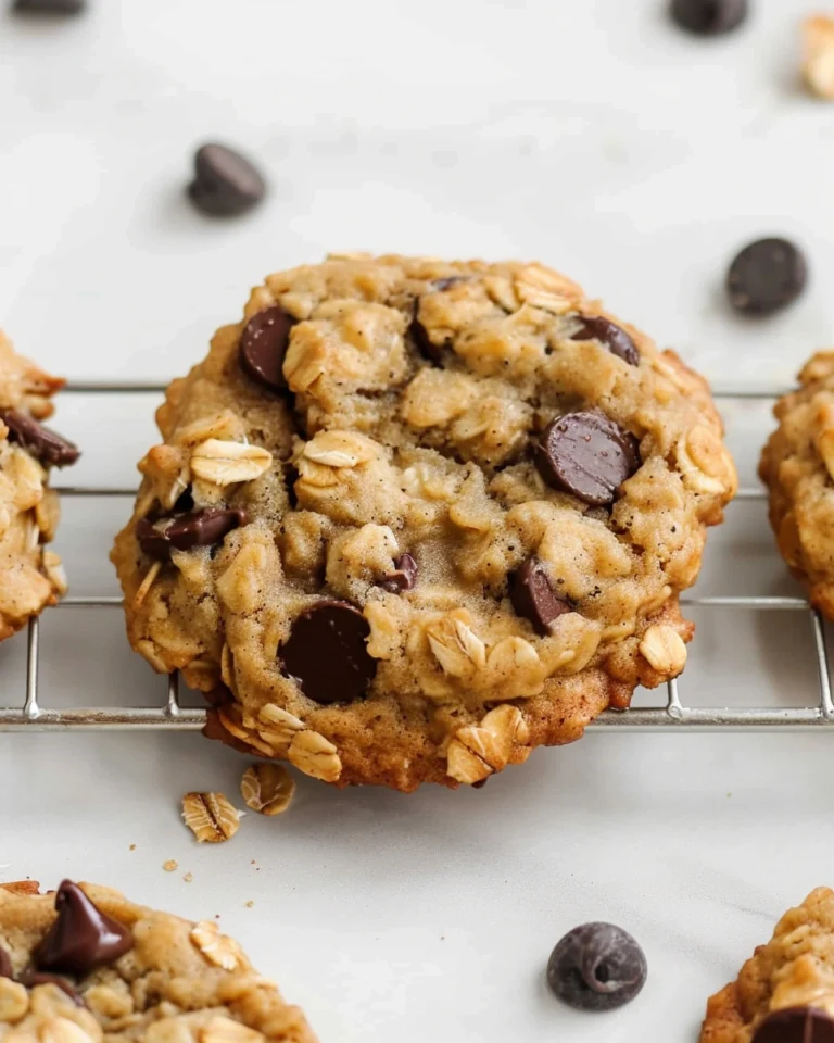 Banana Oatmeal Chocolate Chip Cookies