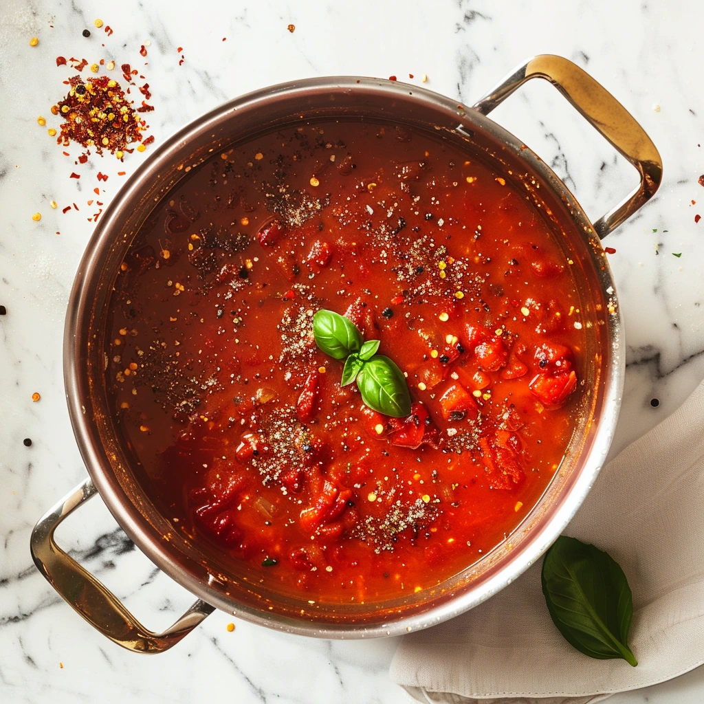 Cheesy Tomato Tortellini Soup