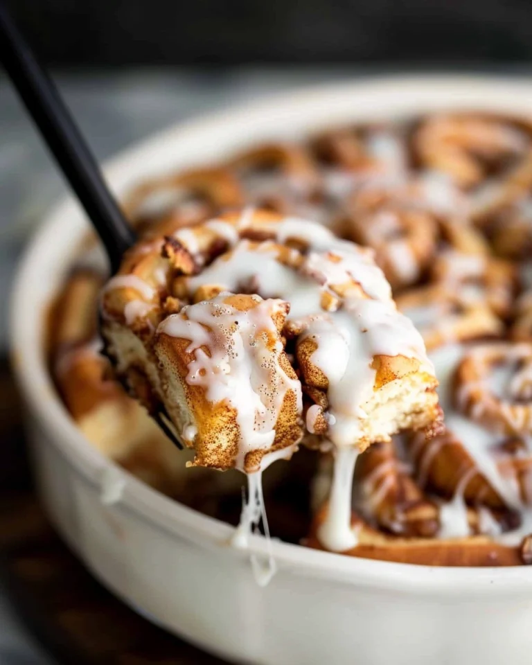 Crock Pot Cinnamon Roll Casserole