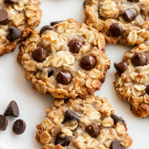 Banana Oatmeal Chocolate Chip Cookies