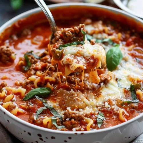 Lasagna Soup