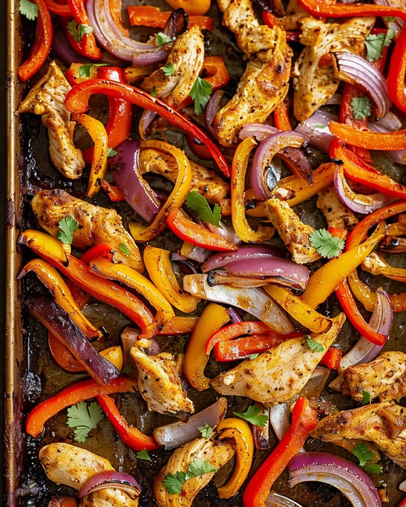 Sheet Pan Chicken FajitaS