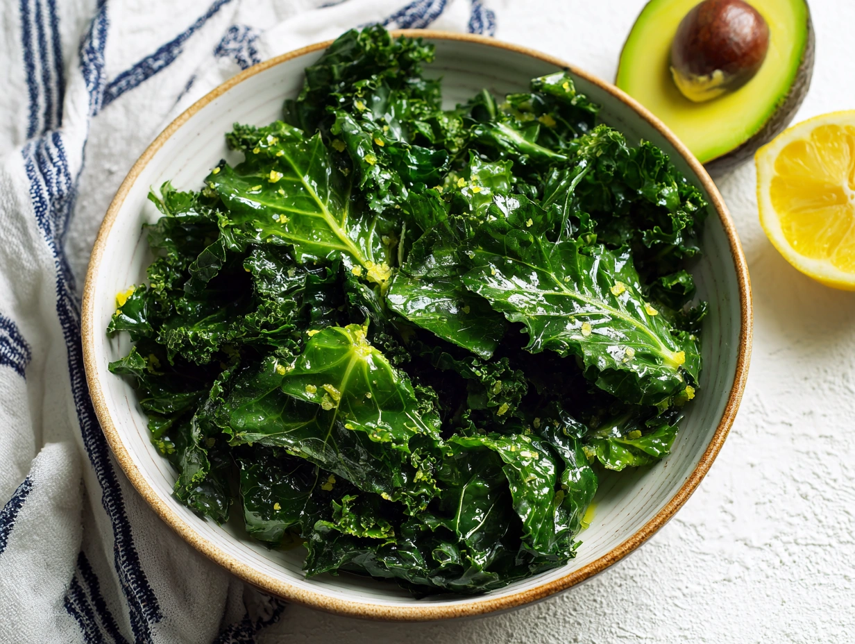 Healthy Mediterranean Kale Salad
