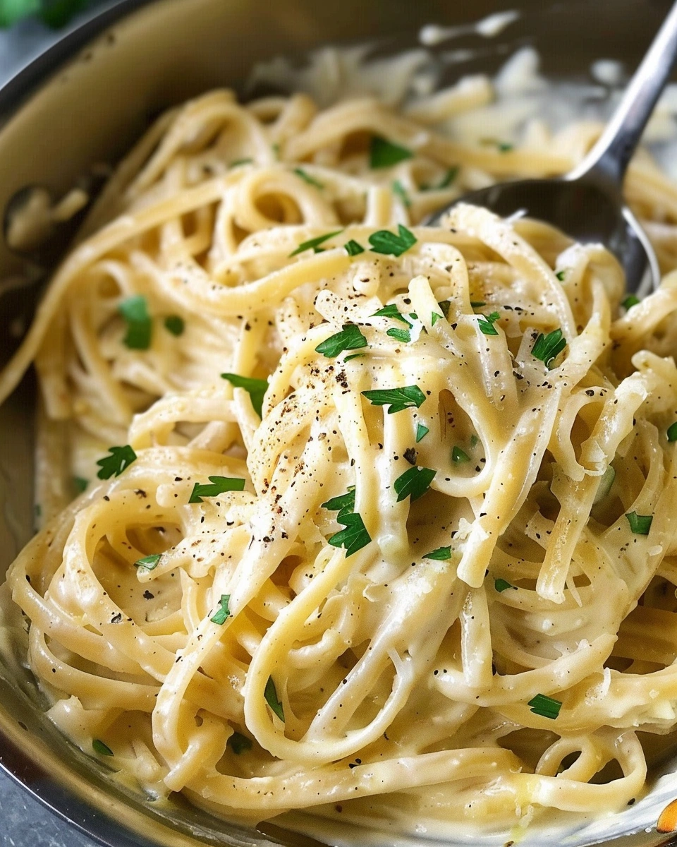 One Pot Creamy Garlic Pasta