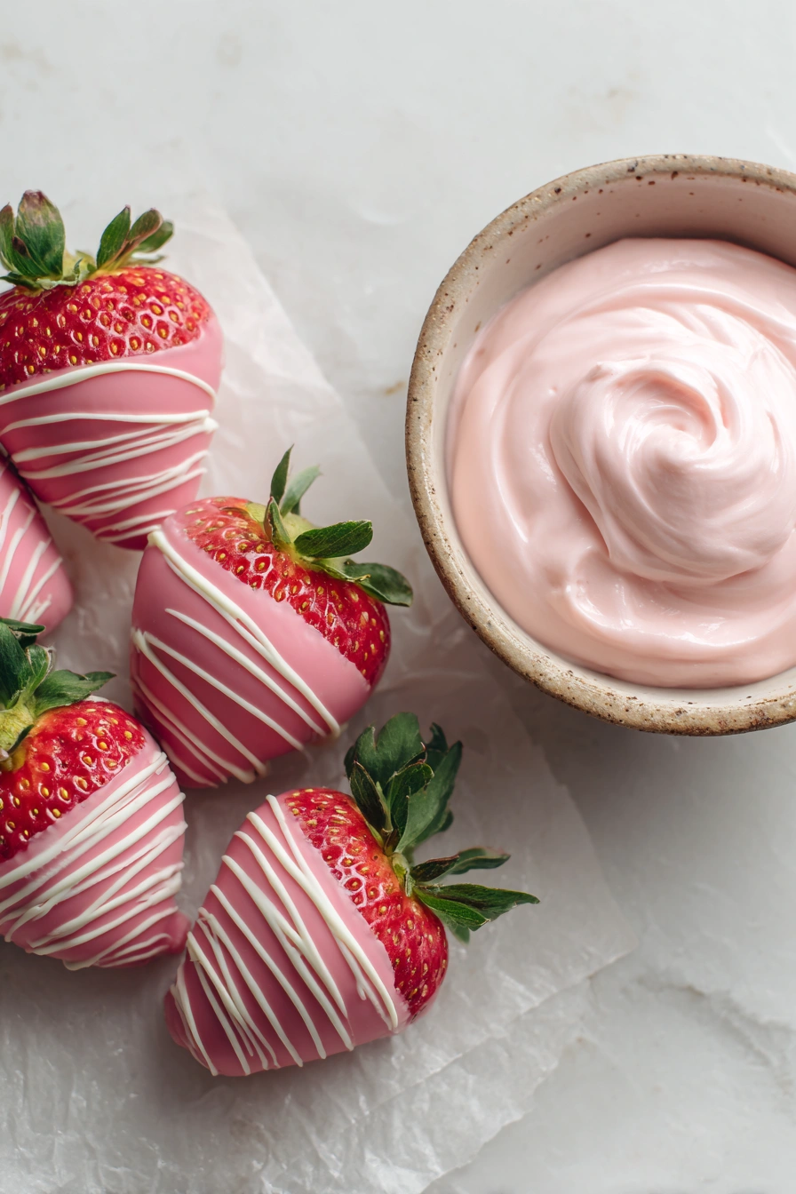 Yogurt Covered Strawberries