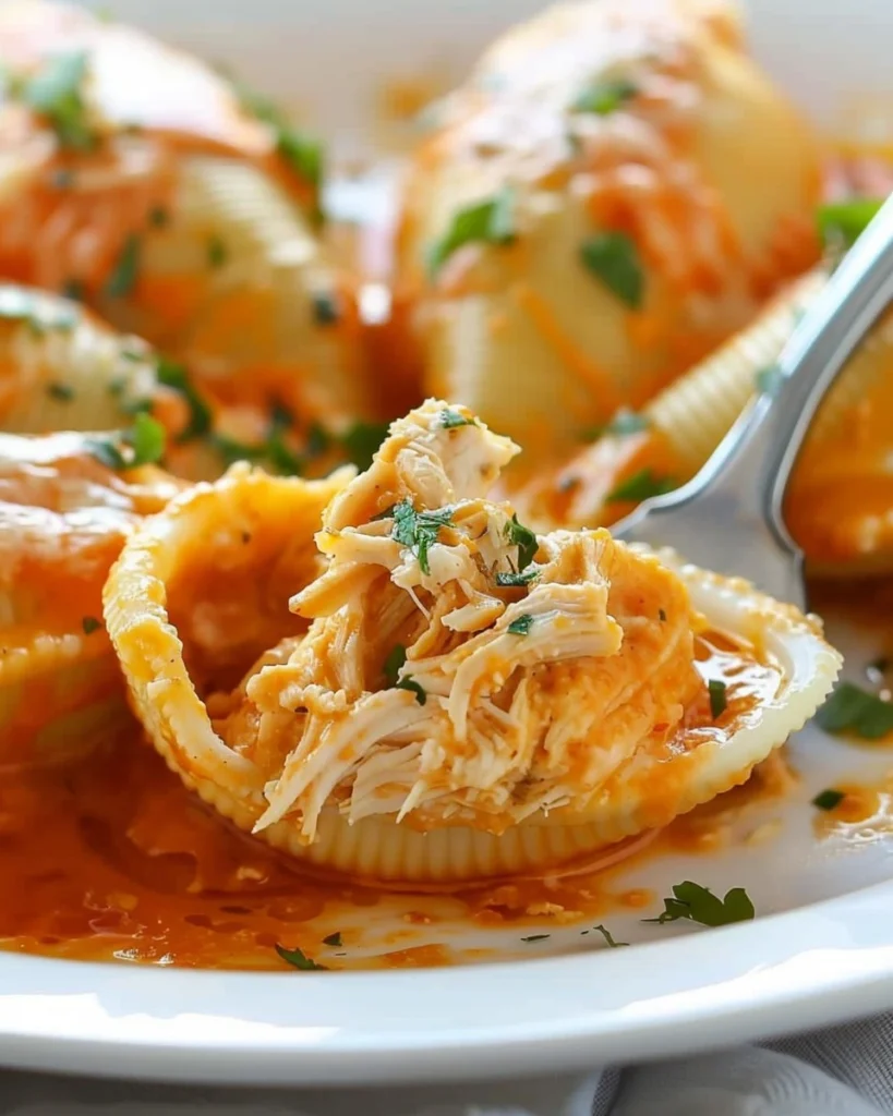 Buffalo Chicken Stuffed Shells