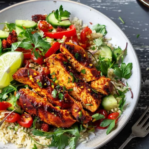 Harissa Chicken Salad