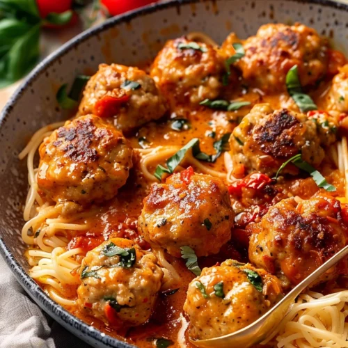 Marry Me Chicken Meatballs