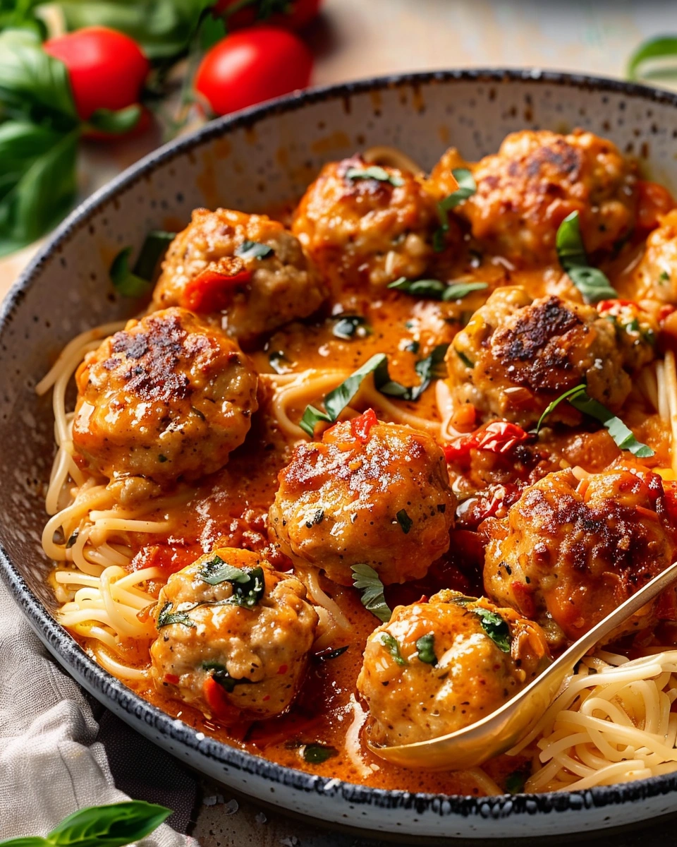 Marry Me Chicken Meatballs