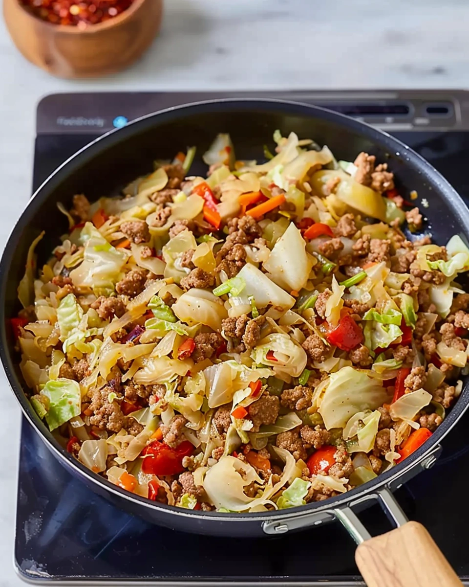 Ground Beef and Cabbage