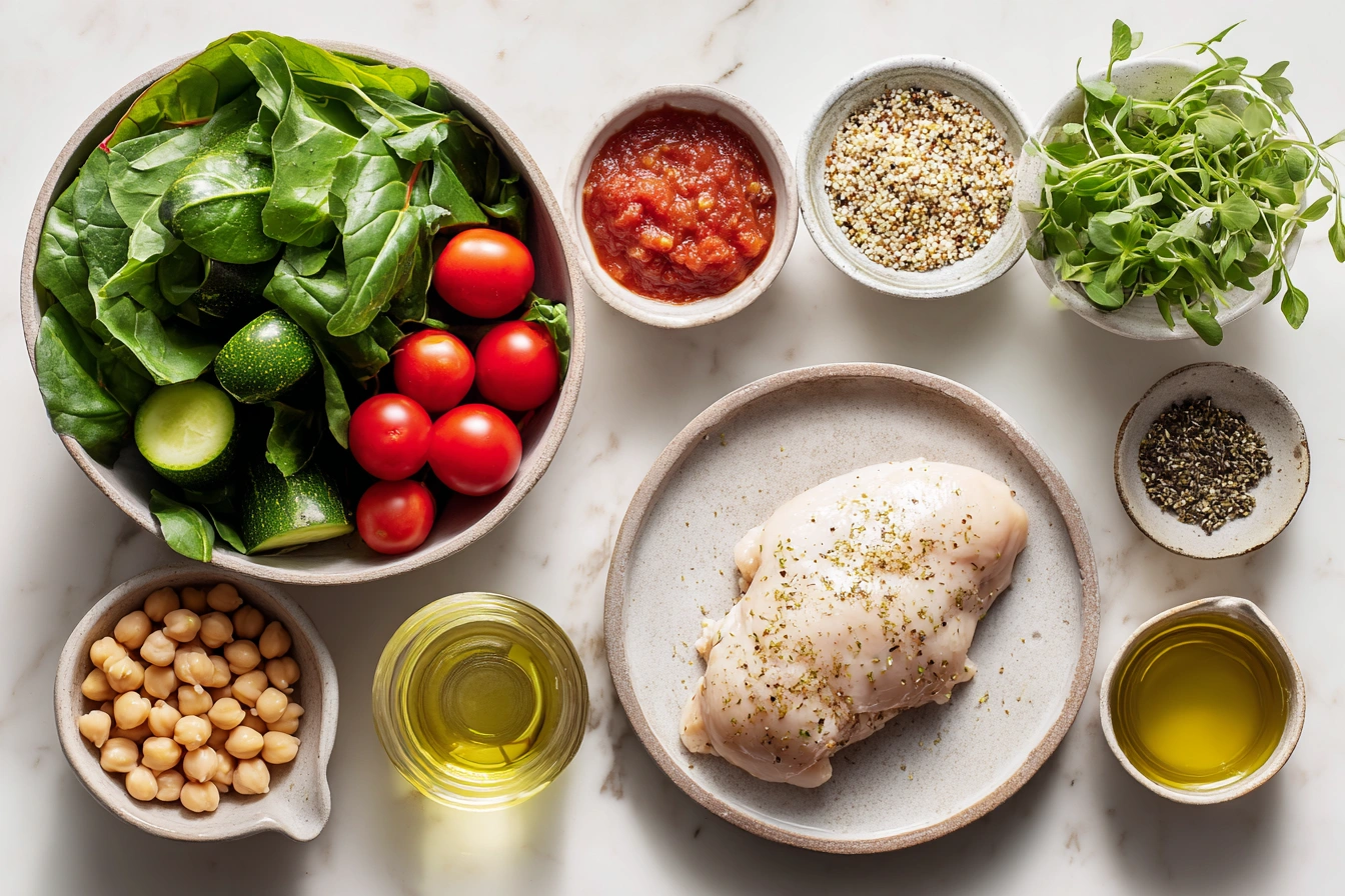 Harissa Chicken Salad Ingredients