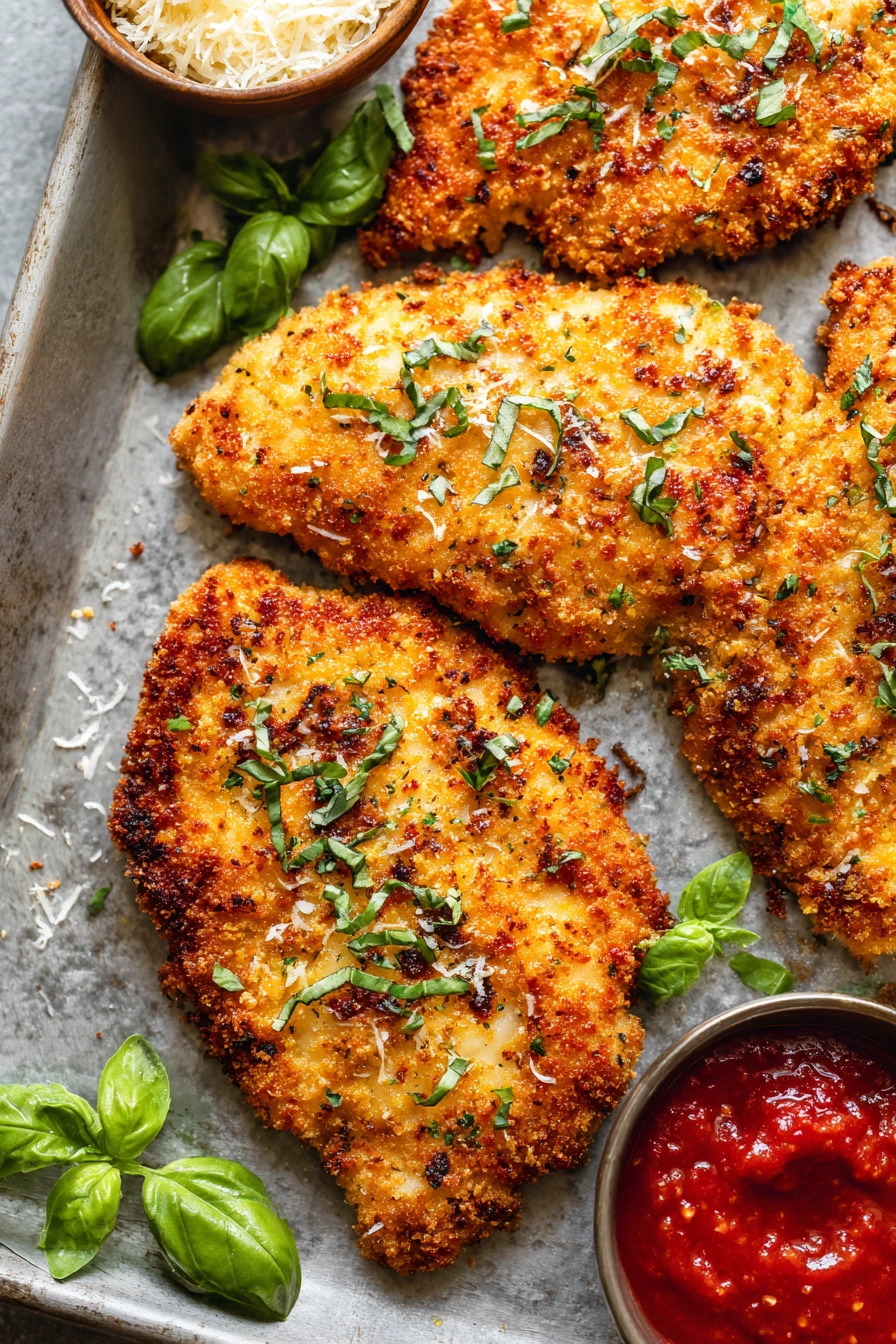 Healthy Baked Chicken Parmesan