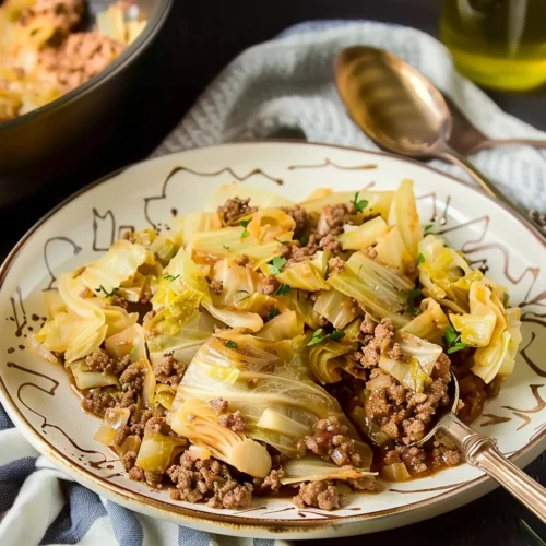 Ground Beef and Cabbage