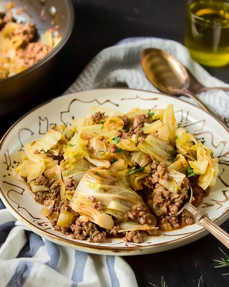 Ground Beef and Cabbage