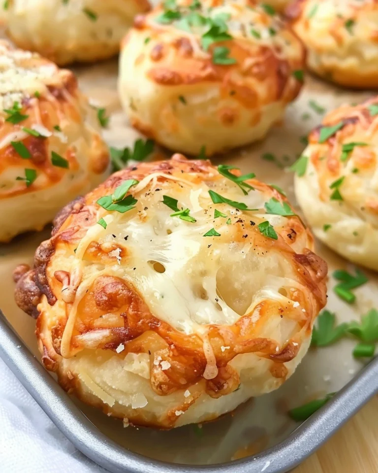Melt-in-Your-Mouth Garlic Cheese Puffs