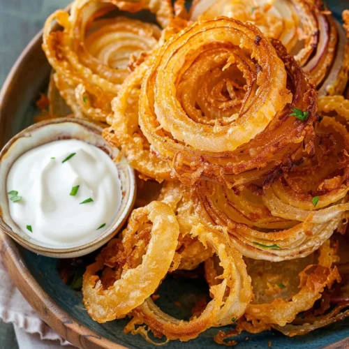 Crispy Onion Ring Chips