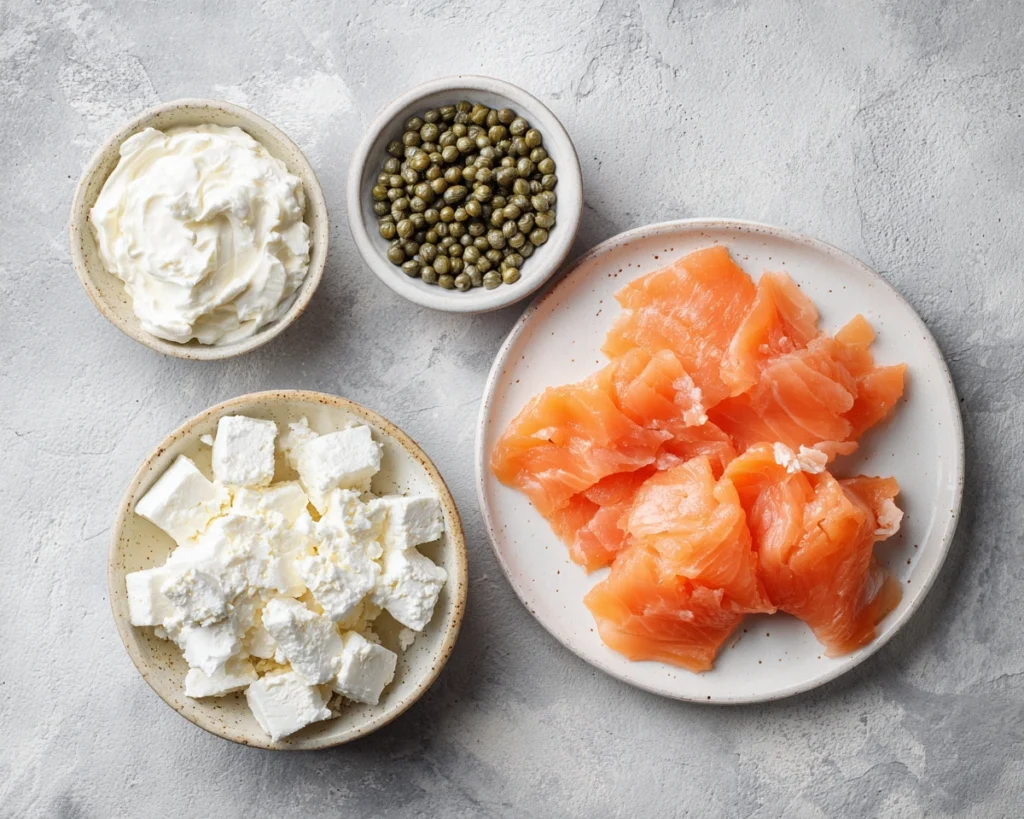 Smoked Salmon Dip Ingredients