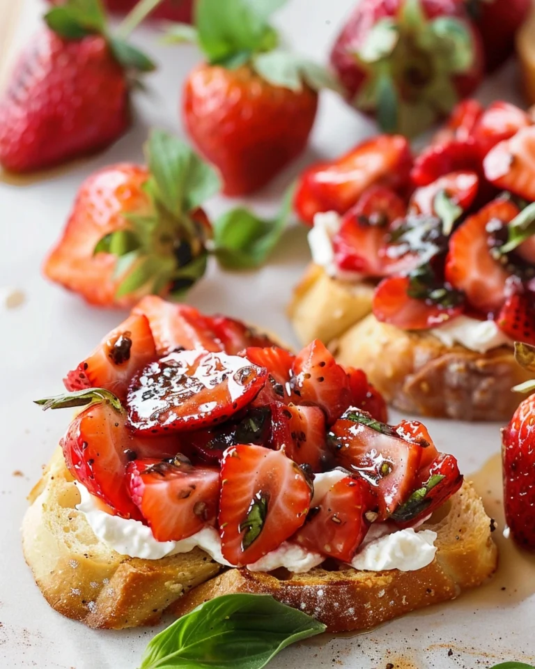 Strawberry Bruschetta