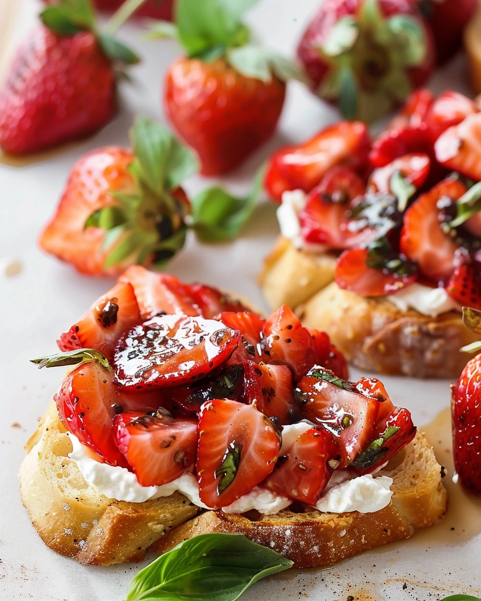 Strawberry Bruschetta