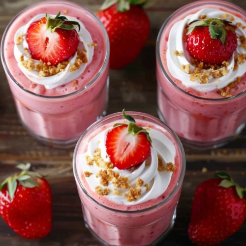Strawberry Shortcake Protein Smoothie
