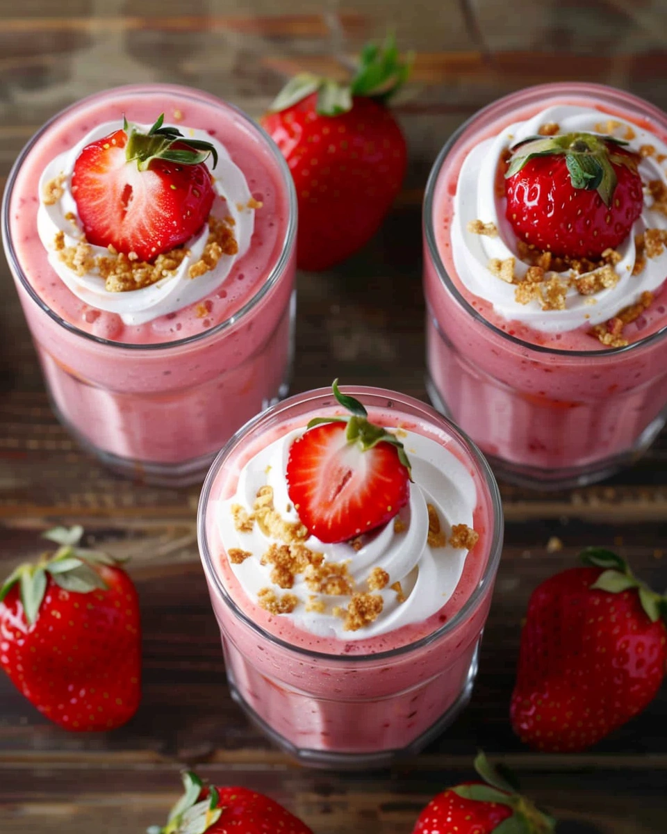 Strawberry Shortcake Protein Smoothie