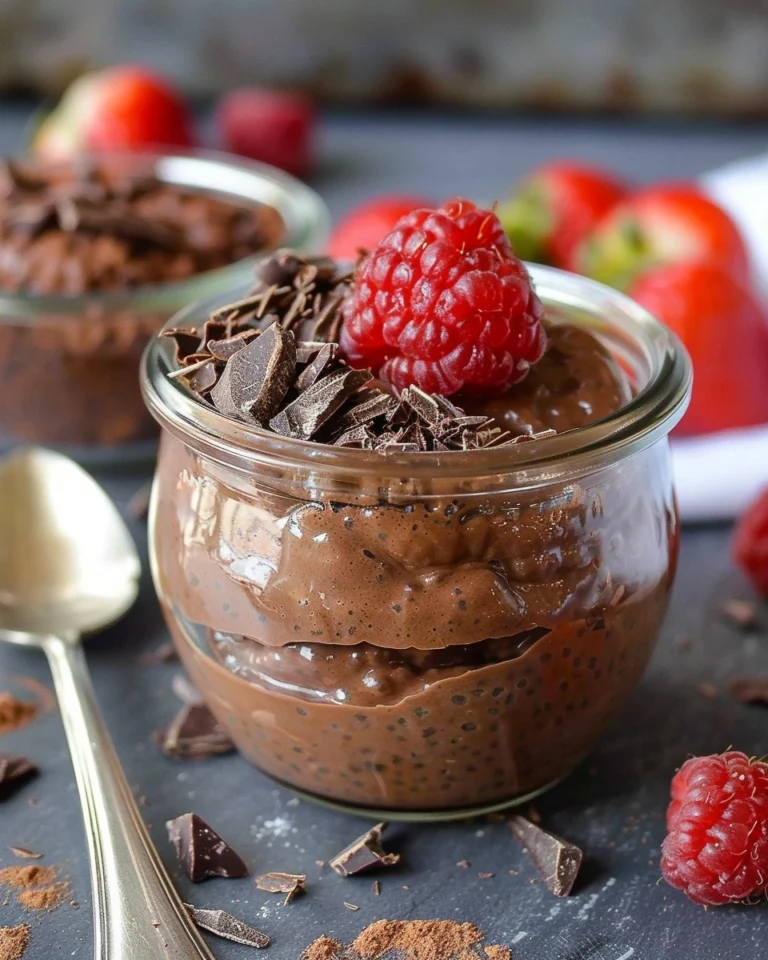 Chocolate Chia Protein Pudding