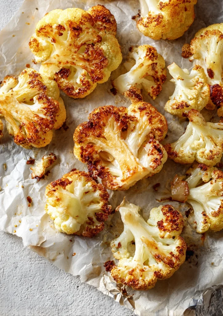 Roasted Garlic Cheddar Cauliflower
