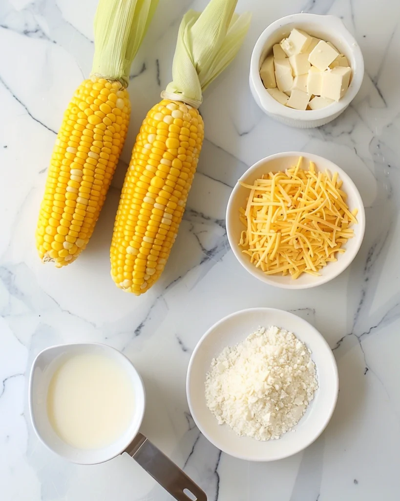 Slow Cooker Creamed Corn Ingredients