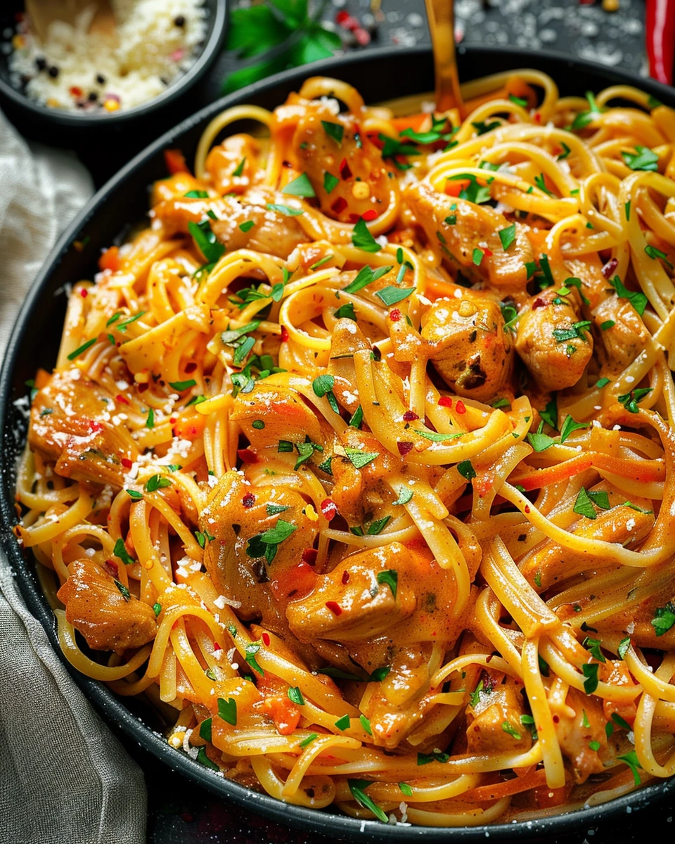 Cowboy Butter Chicken Pasta