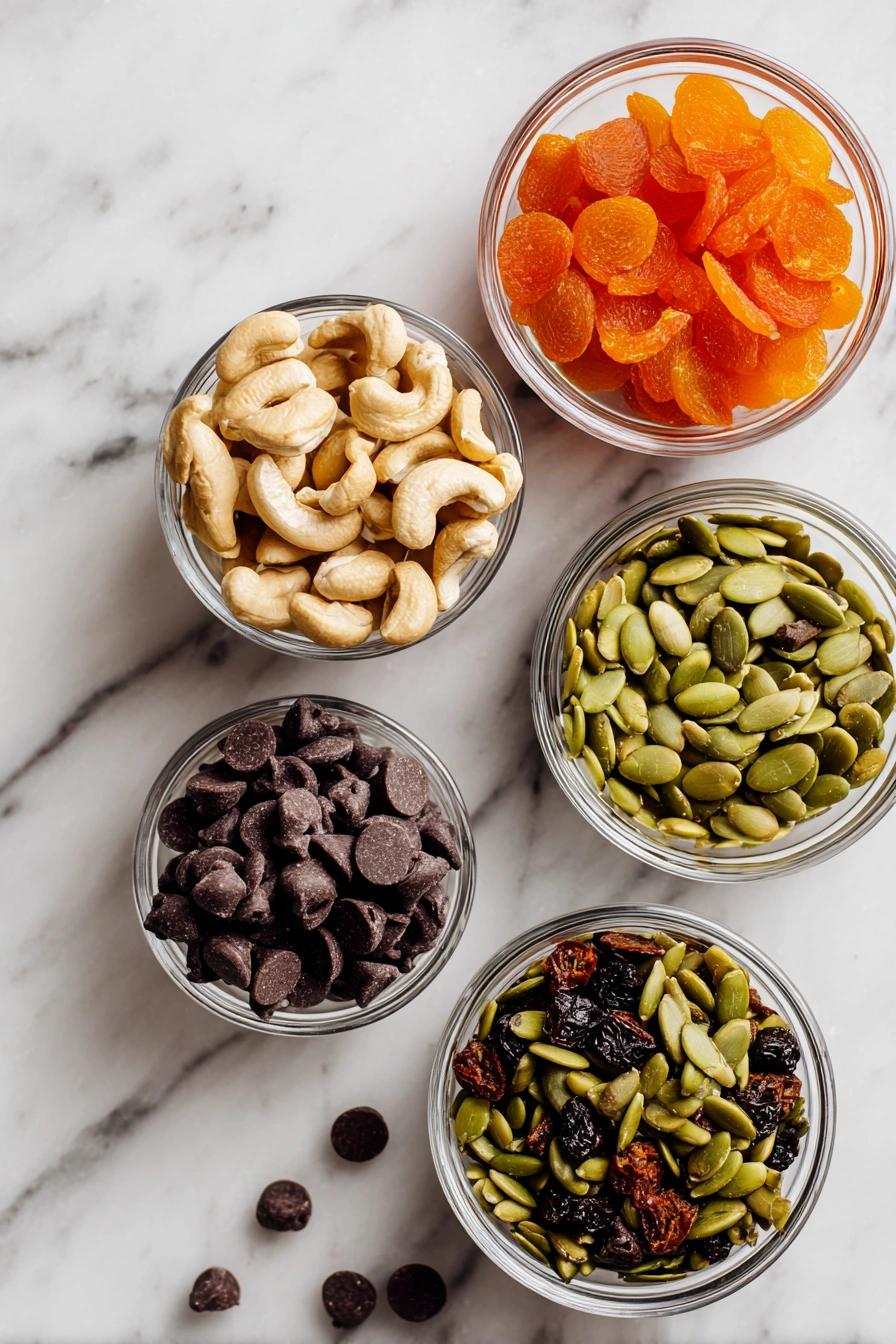 Healthy Trail Mix Ingredients