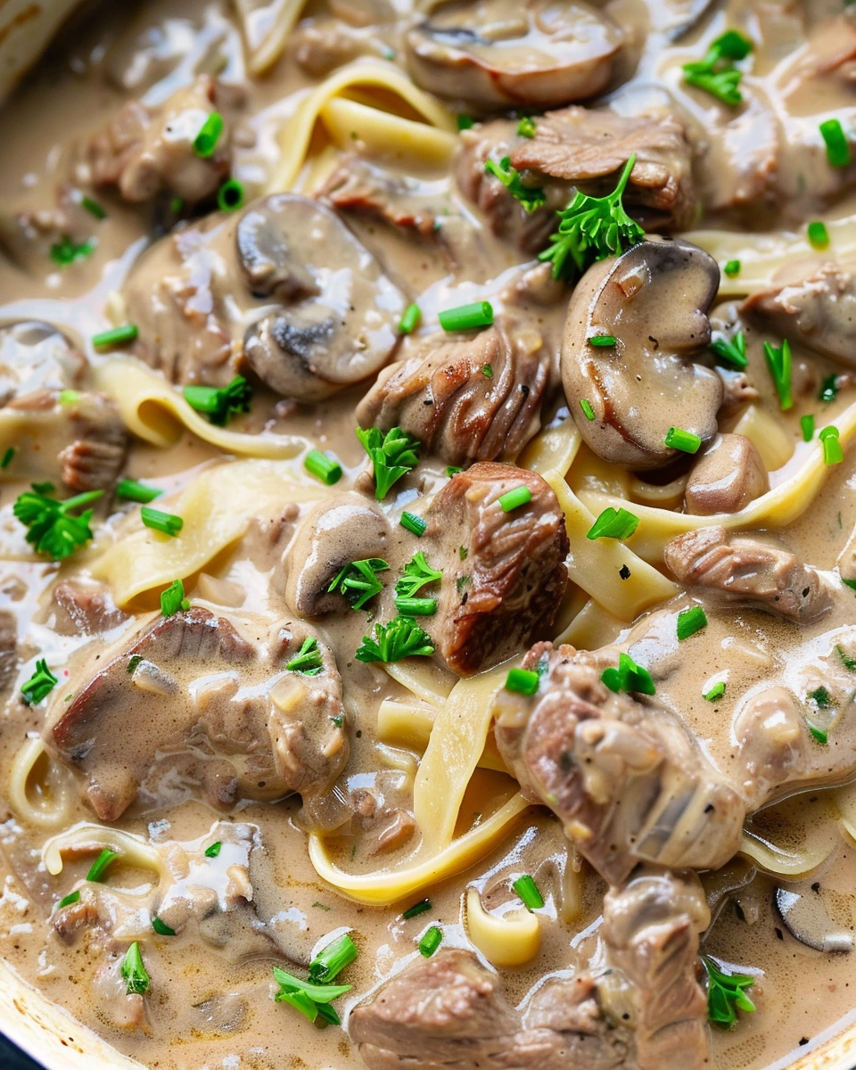 Beef Stroganoff