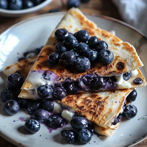 Blueberry Breakfast Quesadilla Delight Recipe