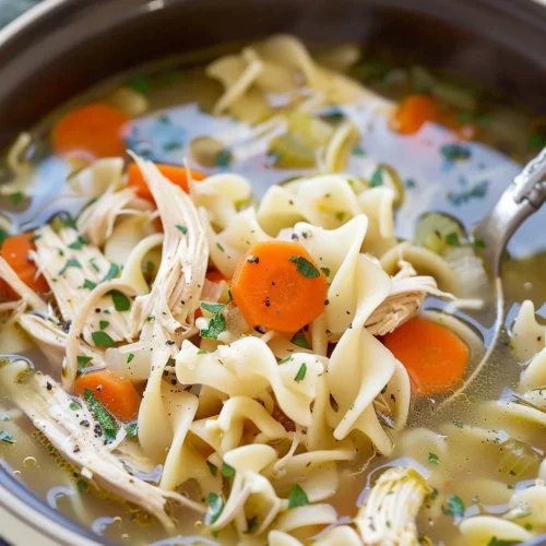 Crockpot Chicken Noodle Soup