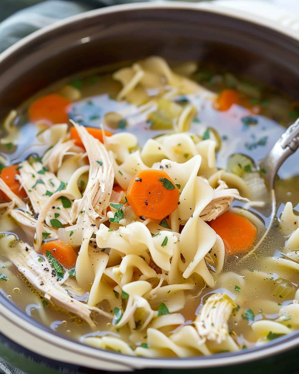 Crockpot Chicken Noodle Soup