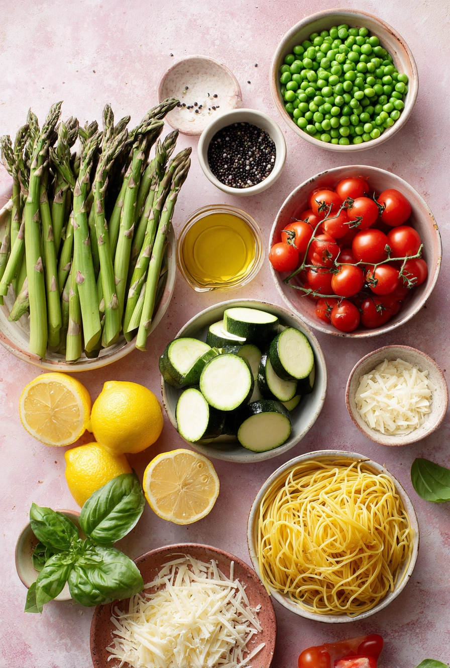 Pasta Primavera Ingredients