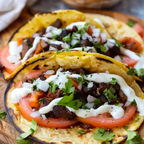 Gyros Smashed Tacos