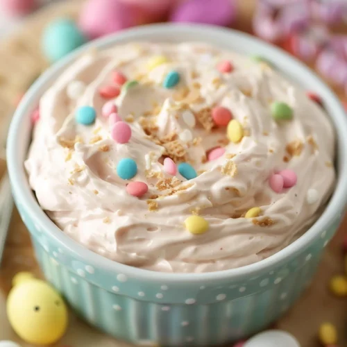 Simple Spring Dip Recipe, Creamy Pastel Sweetness
