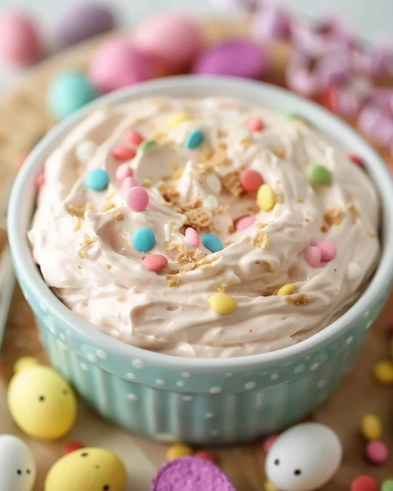 Simple Spring Dip Recipe, Creamy Pastel Sweetness
