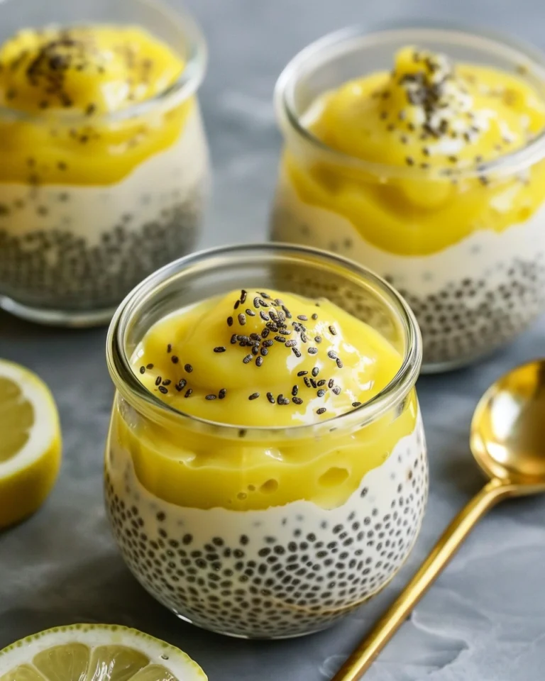 Lemon Cream Chia Pudding