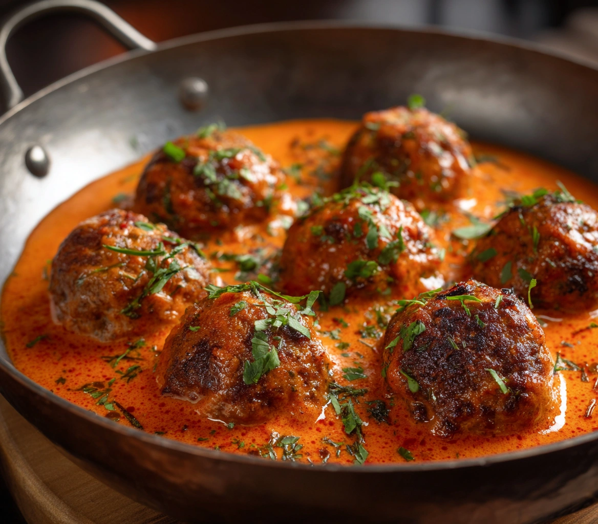 Mozzarella Stuffed Meatballs