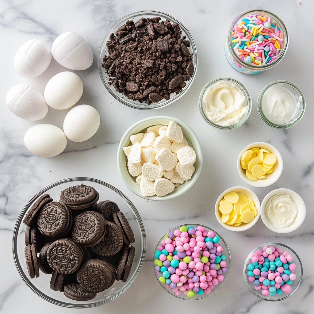Spring Egg Oreo Cookie Balls