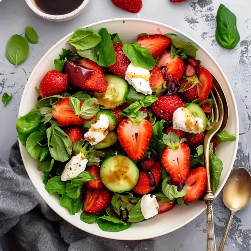 Strawberry Salad with Balsamic