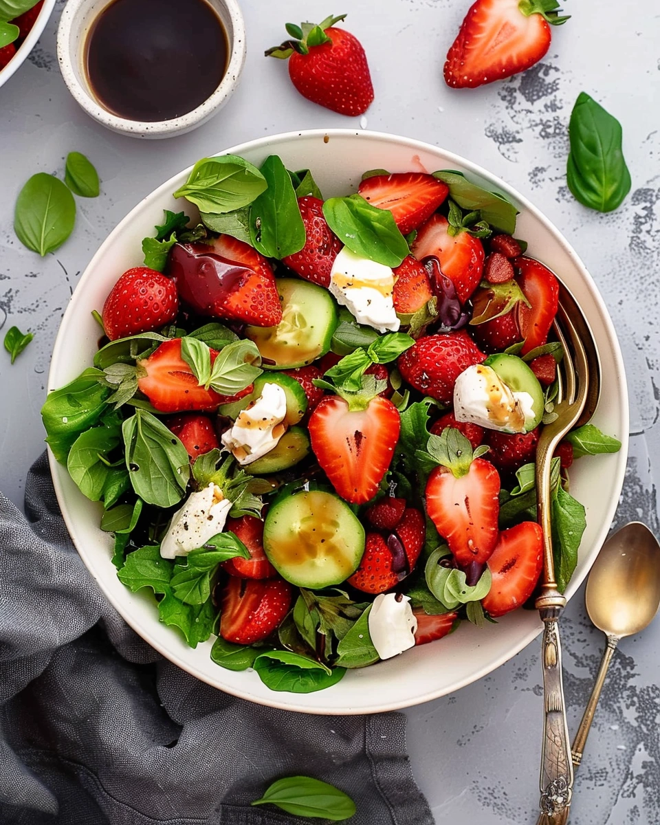 Strawberry Salad with Balsamic
