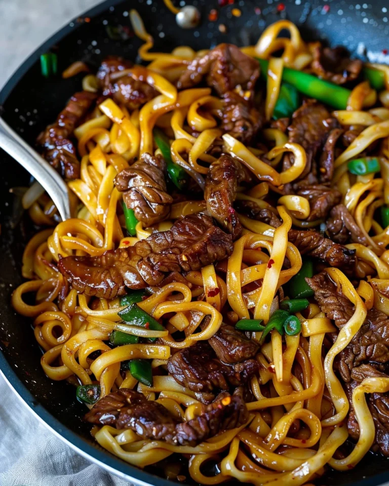 Black Pepper Beef Noodles