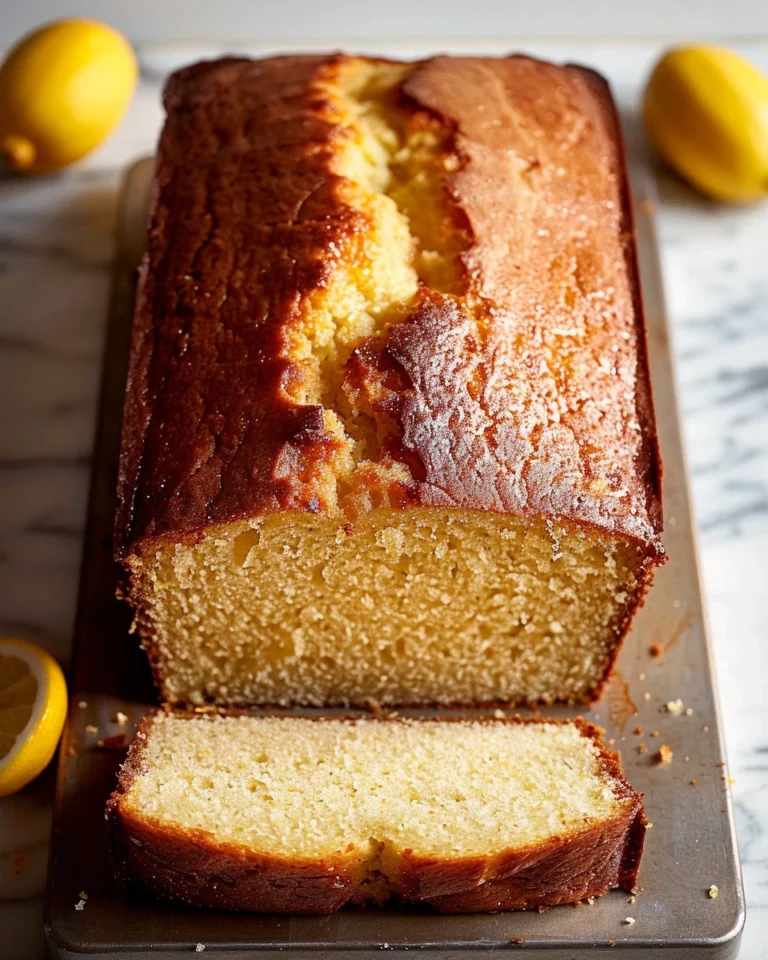 Lemon Sour Cream Pound Cake